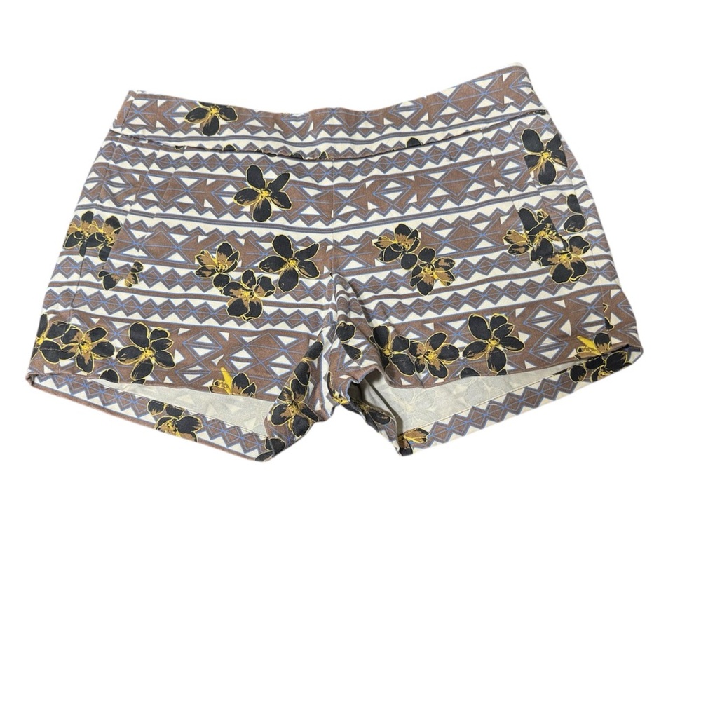 J. Crew stretch floral shorts size 4